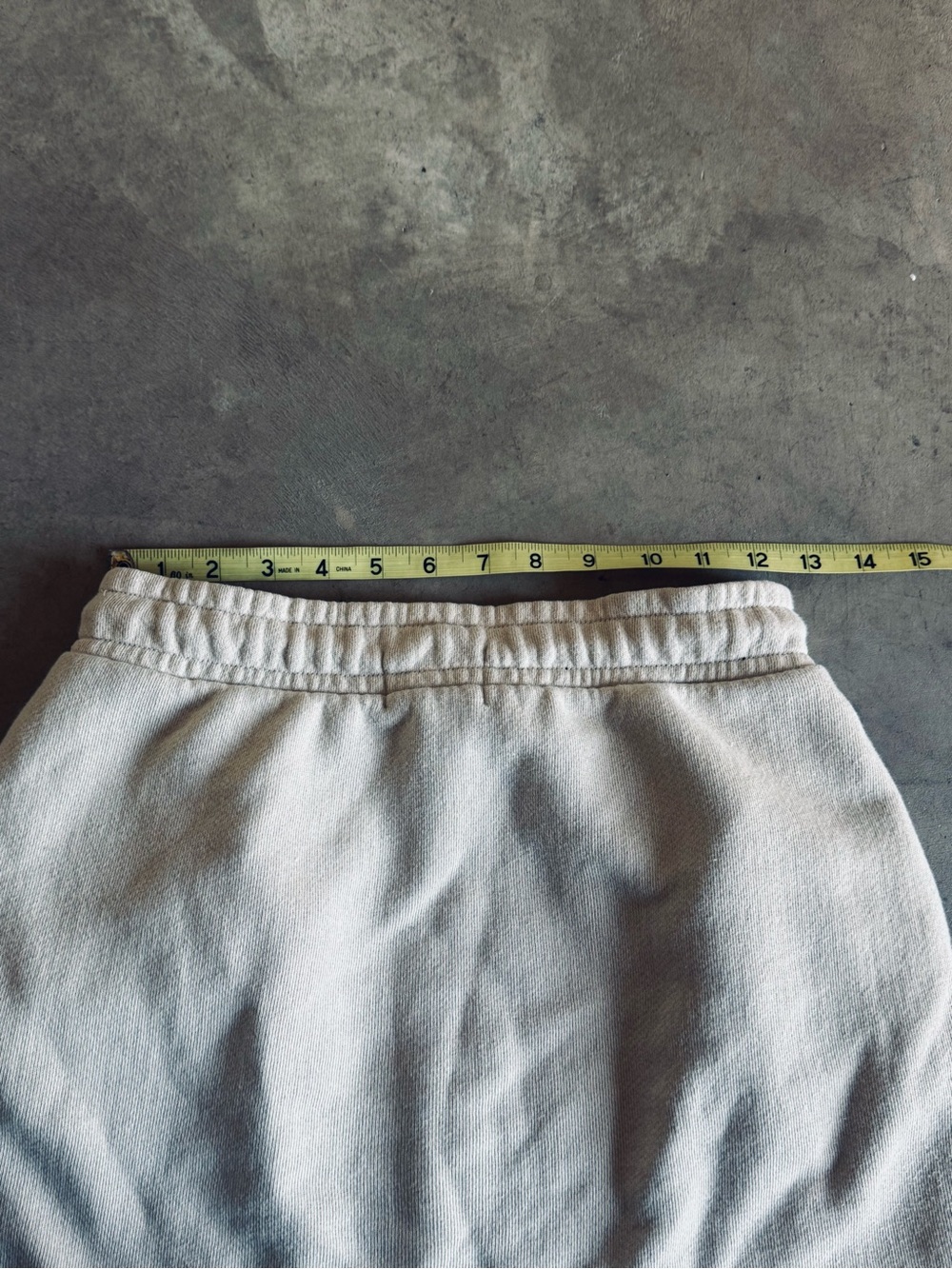 Cotton Citizen Neutral Beige Sweat Skirt with Navy Stitching with pockets S - Picture 4 of 9